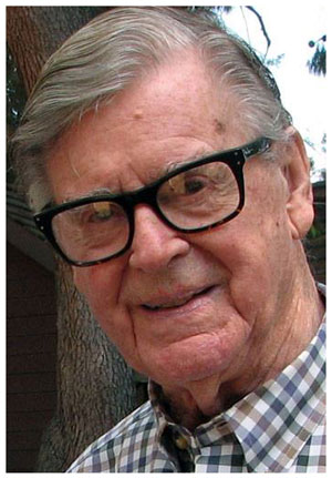 Earl Hamner Jr. close up